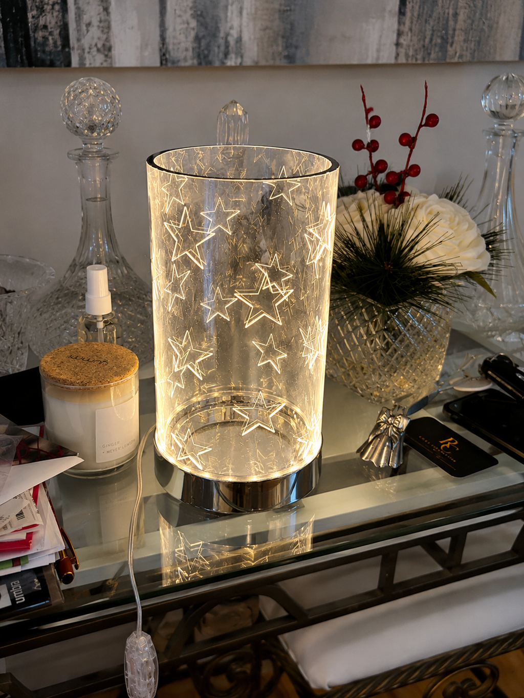 Star Glow LED Accent Lamp – Modern Illuminated Table Décor