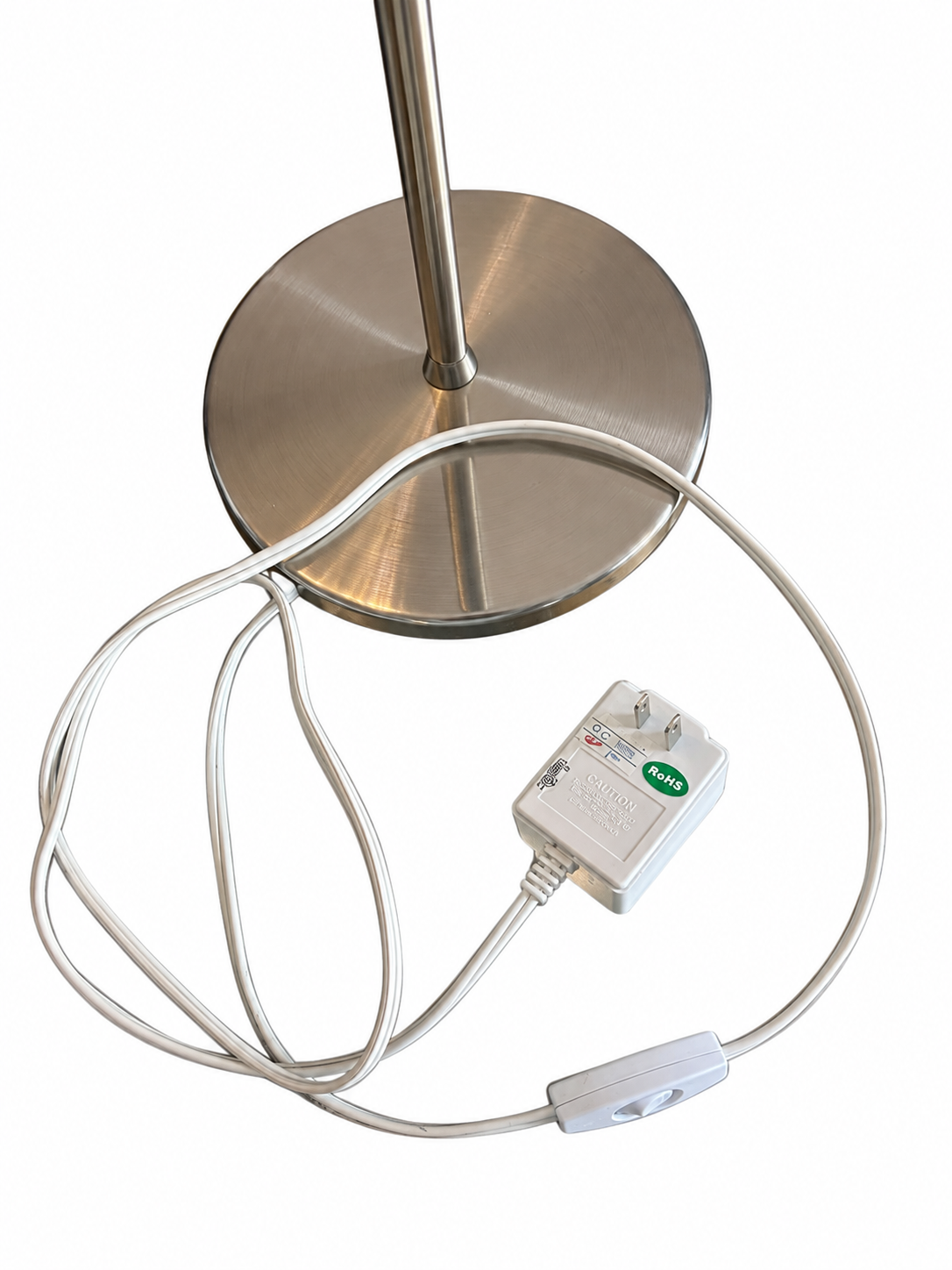 Modern Brushed Nickel 6-Light Flexible Arm Table Lamp