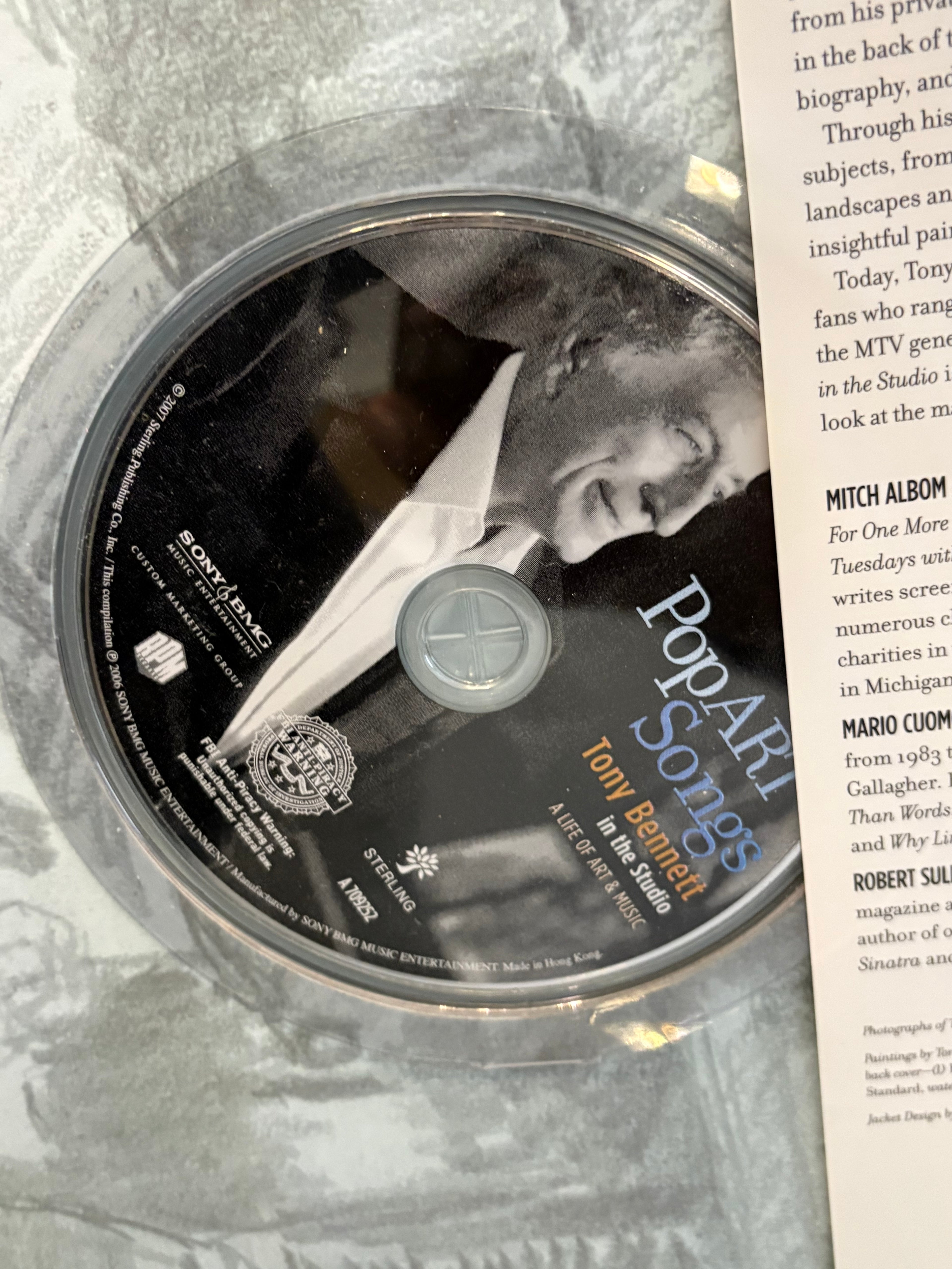 Tony Bennett in the Studio: A Life of Art & Music – Hardcover Collector’s Edition with CD