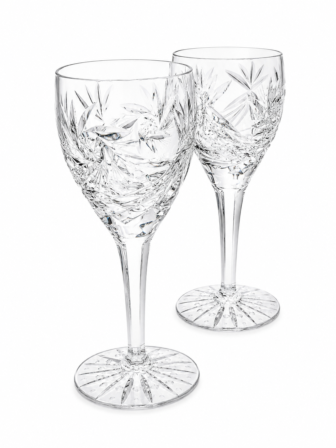 Imperlux Handcut Crystal Decanter & Wine Glass Set – 7 Piece Collection