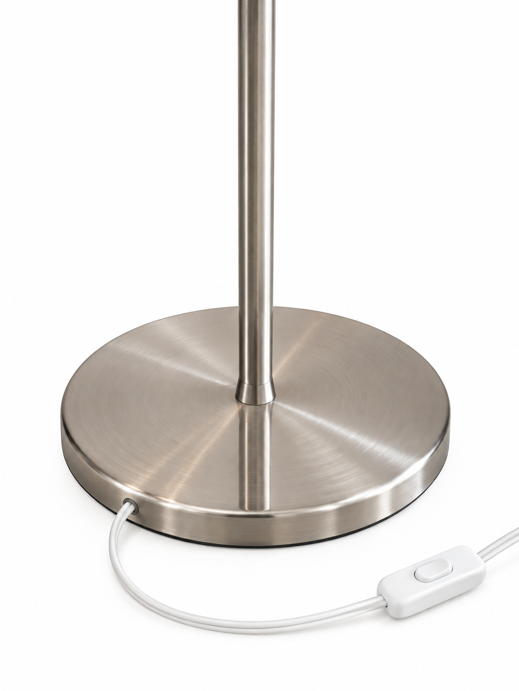 Modern Brushed Nickel 6-Light Flexible Arm Table Lamp