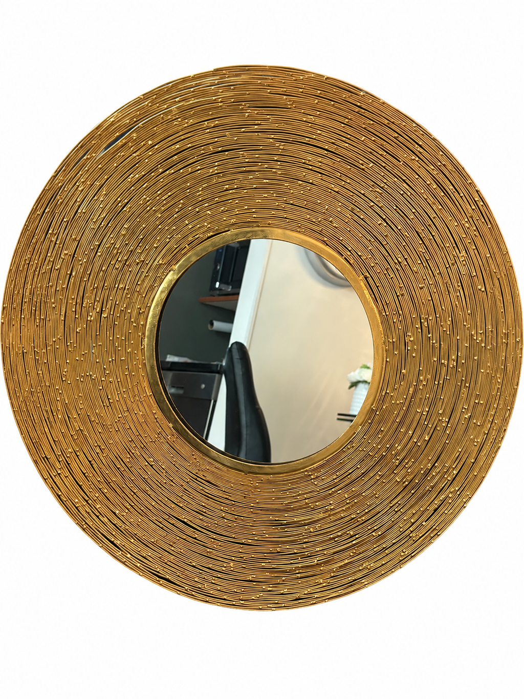 Vintage Gold Sunburst Wall Mirror
