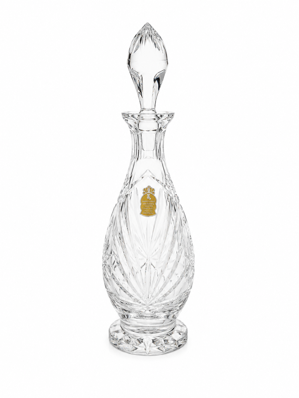 Imperlux Handcut Crystal Decanter & Wine Glass Set – 7 Piece Collection