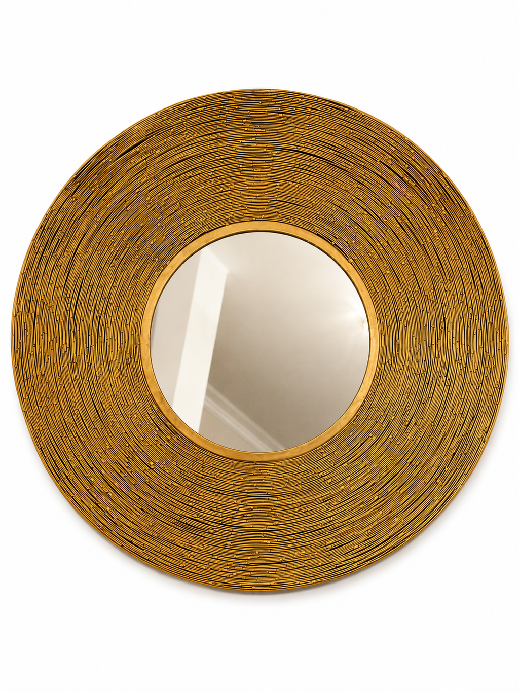Vintage Gold Sunburst Wall Mirror
