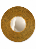 Vintage Gold Sunburst Wall Mirror