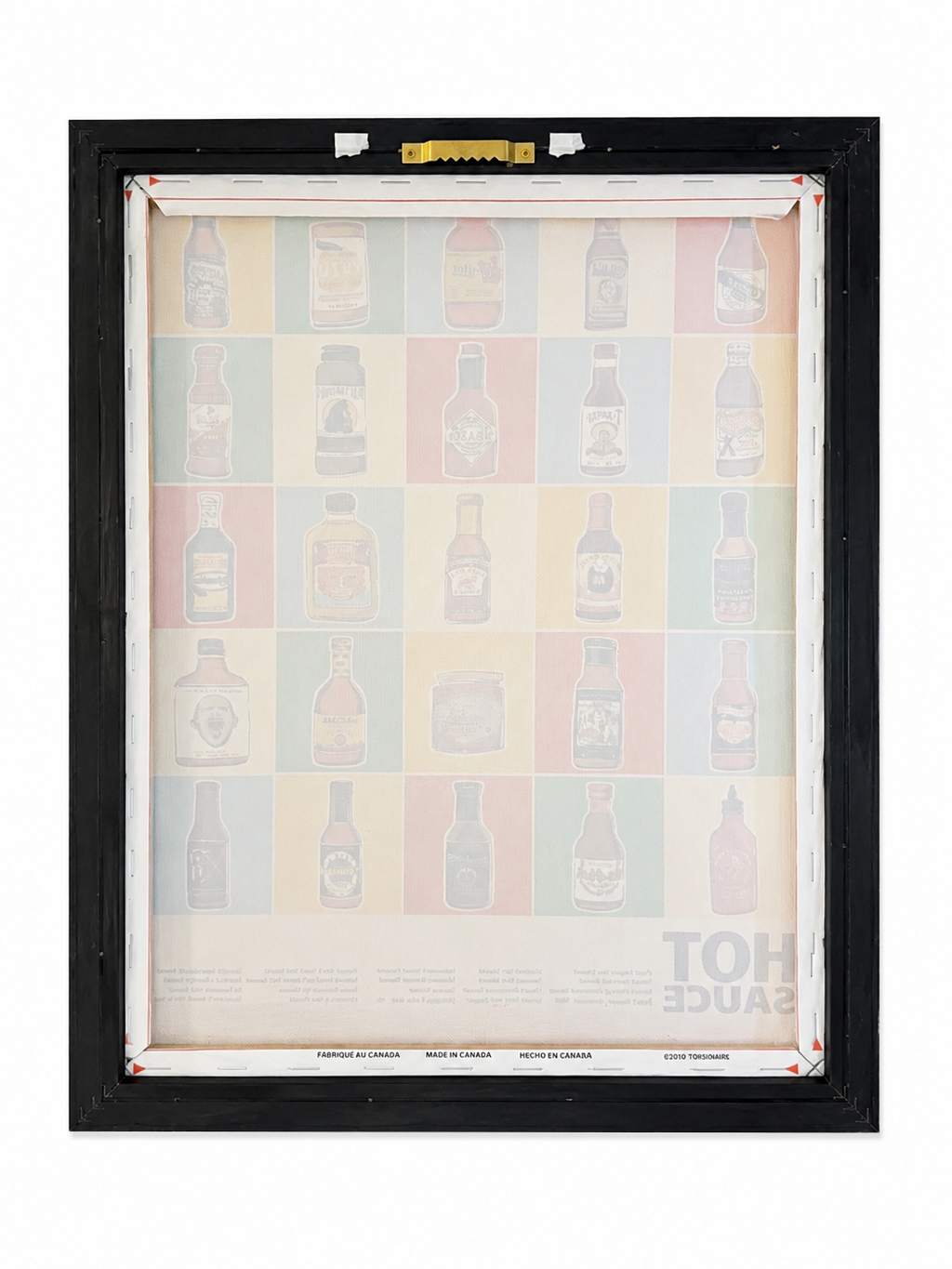 Hot Sauce Collection Framed Art Print | Ready-to-Hang Kitchen Wall Decor