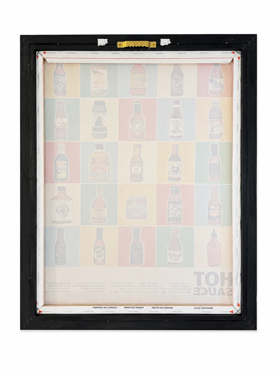 Hot Sauce Collection Framed Art Print | Ready-to-Hang Kitchen Wall Decor