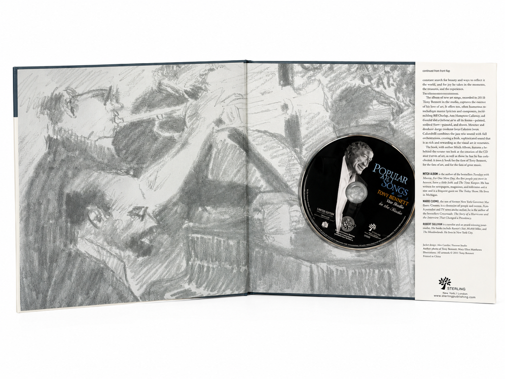 Tony Bennett in the Studio: A Life of Art & Music – Hardcover Collector’s Edition with CD