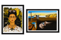 Frida Kahlo & Salvador Dalí Framed Puzzle Art Bundle (Set of 2)