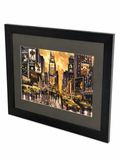 Framed New York Times Square & Broadway Cityscape Wall Art