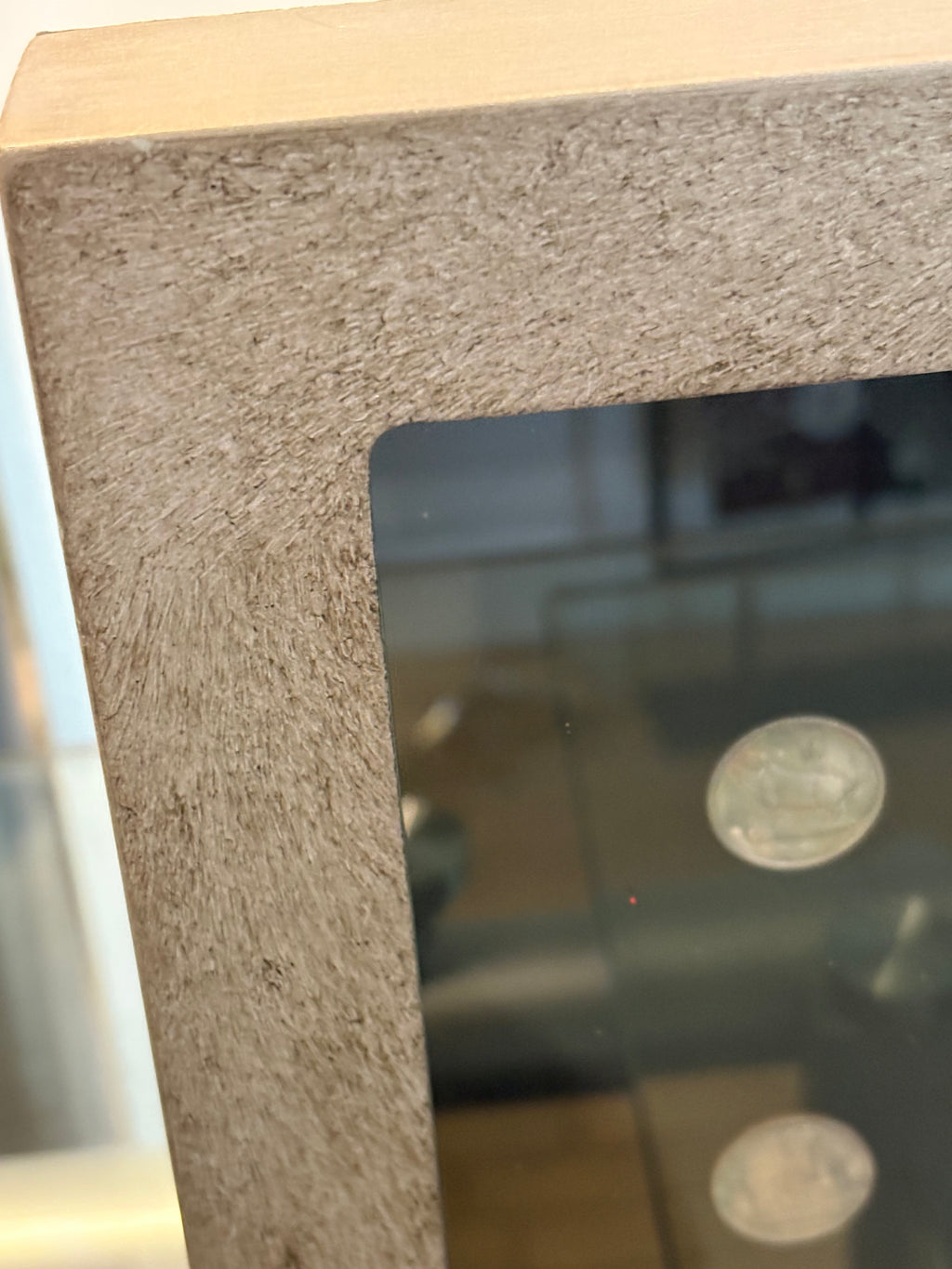 Framed Yin & Yang Coin Shadow Box Wall Art