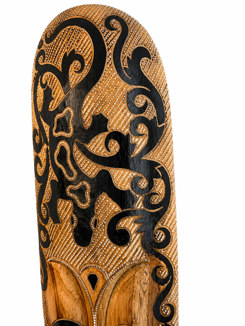 Hand-Carved Tribal Wall Mask – Wooden Statement Decor Piece